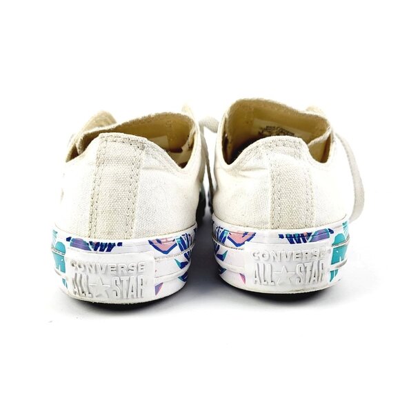 Converse‎ White Canvas with tropical sole - Size 5 - Picture 5 of 8
